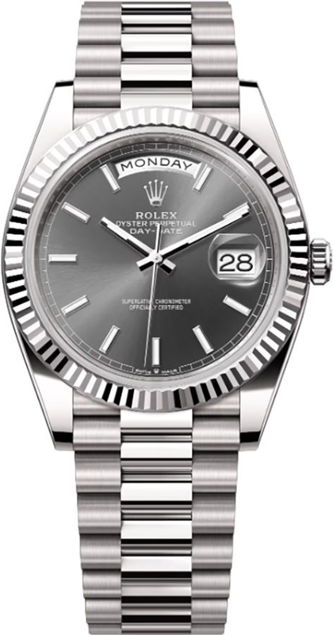 Rolex Day Date Slate Gray First Copy Watch