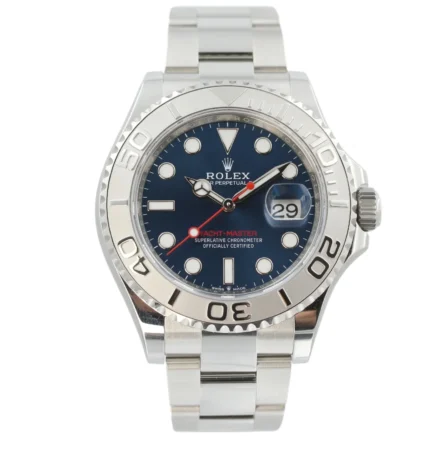 Rolex Yacht Master Rhodium Blue Dial First Copy Watch | Ref.126622